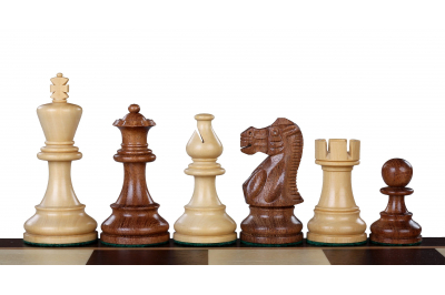 Piezas de ajedrez Clásico Acacia/Boj 4"